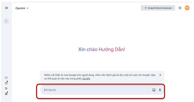 Hướng dẫn sử dụng gemini trong giảng dạy