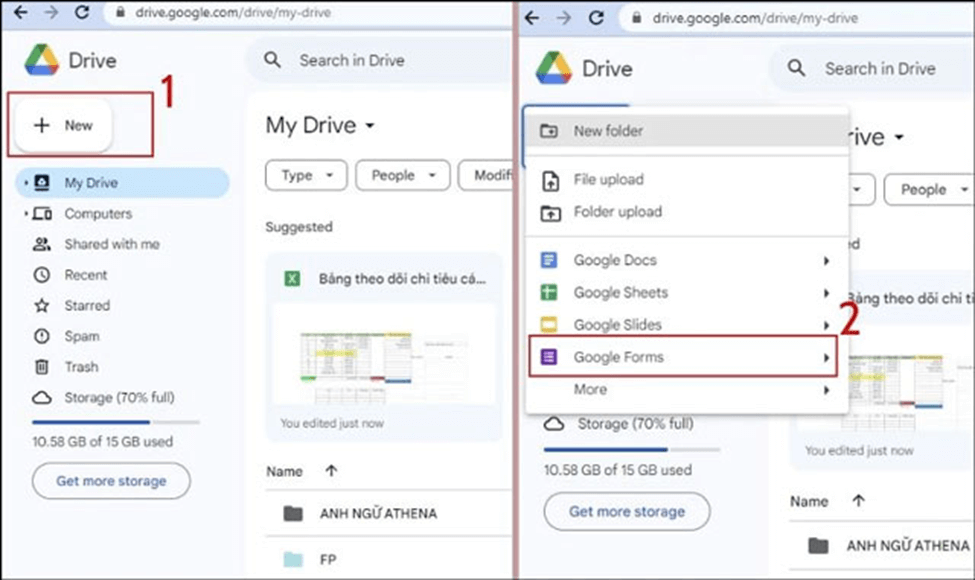 Hướng dẫn sử dụng Google Forms