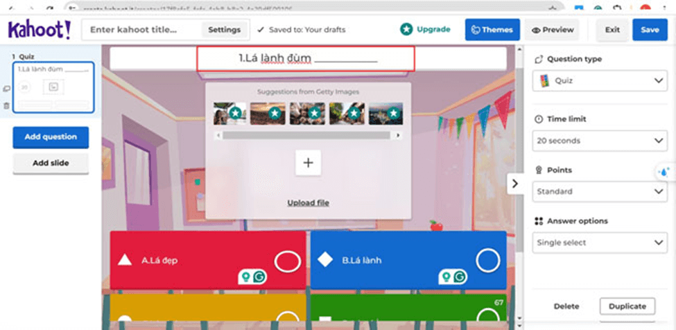 Hướng dẫn sử dụng Kahoot! tạo trò chơi trong giảng dạy