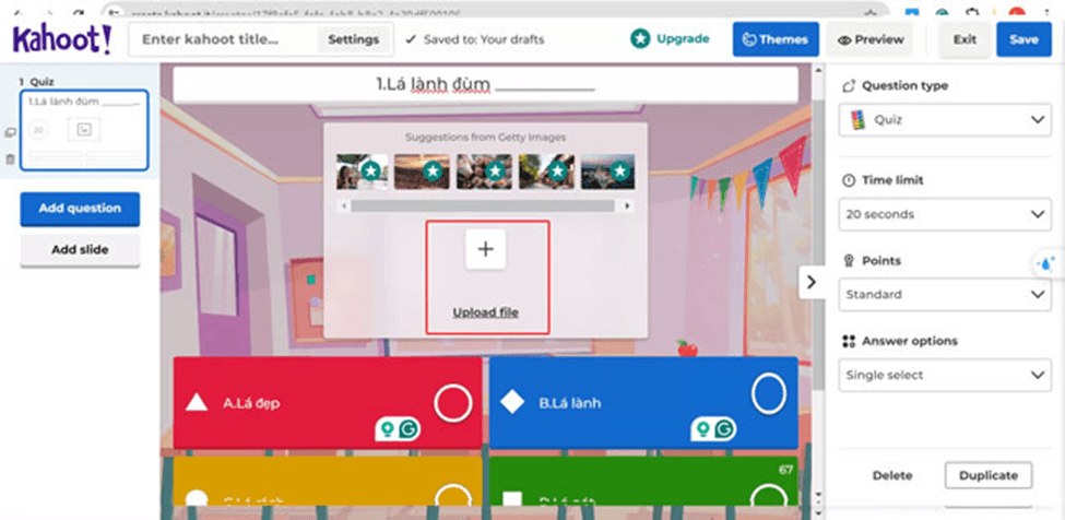 Hướng dẫn sử dụng Kahoot! tạo trò chơi trong giảng dạy