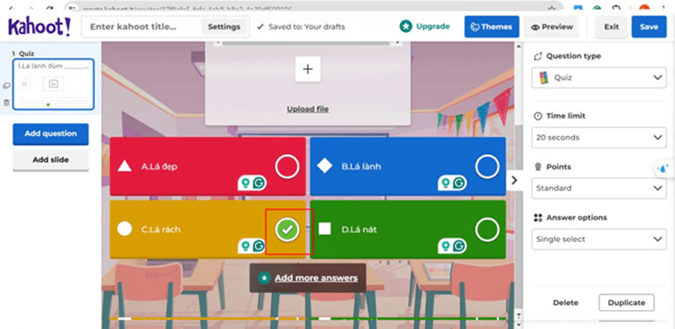 Hướng dẫn sử dụng Kahoot! tạo trò chơi trong giảng dạy