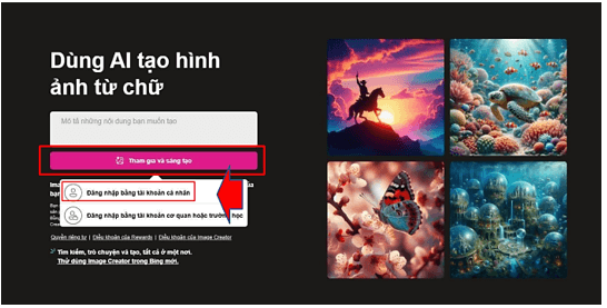 Hướng dẫn sử dụng ứng dụng Bing AI trong việc tạo hình ảnh