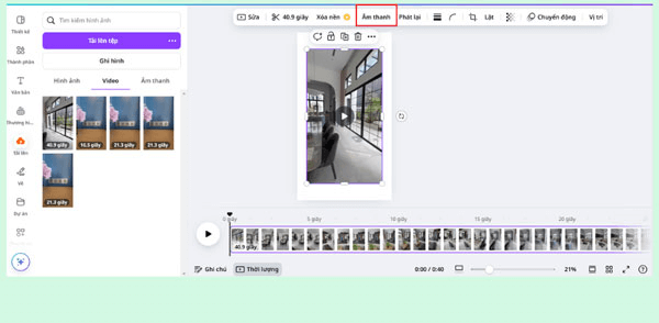 Hướng dẫn tách âm thanh ra khỏi video trên Canva