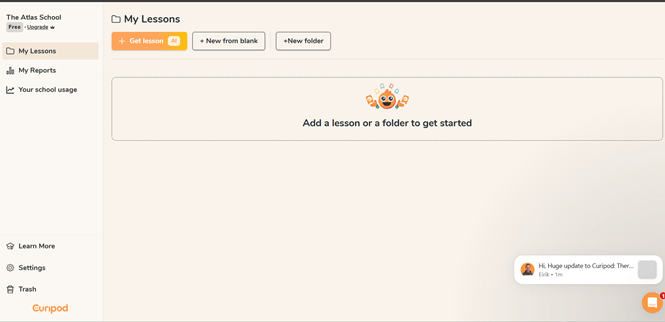 Hướng dẫn tạo bài giảng tự động nhờ Curipod