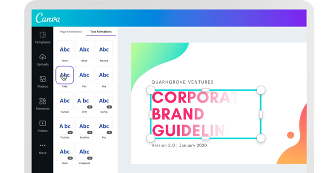 Hướng dẫn tạo hiệu ứng chạy chữ trên video bằng Canva