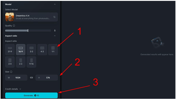 Hướng dẫn tạo hình ảnh qua ứng dụng Dreamina