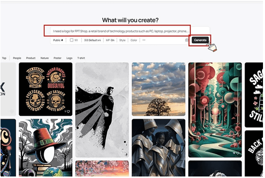 Hướng dẫn tạo hình ảnh qua ứng dụng Indeogram