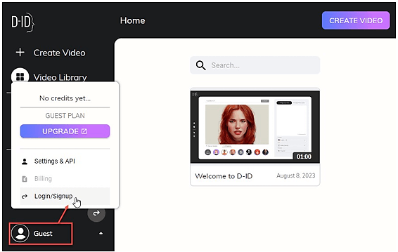 Hướng dẫn tạo nhân vật, MC từ ảnh chụp bằng AI trên DI-D