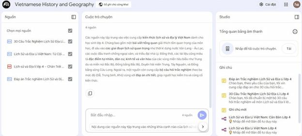 Hướng dẫn tạo podcast audio tiếng Việt trên tài liệu của bạn
