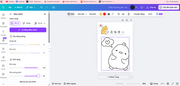 Hướng dẫn tạo tranh tô màu cho bé trên Canva