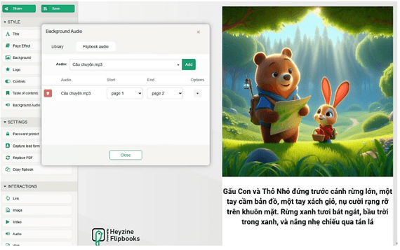 Hướng dẫn tạo truyện tranh trên Canva và Heyzine Flipbooks
