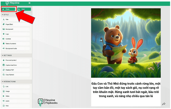 Hướng dẫn tạo truyện tranh trên Canva và Heyzine Flipbooks