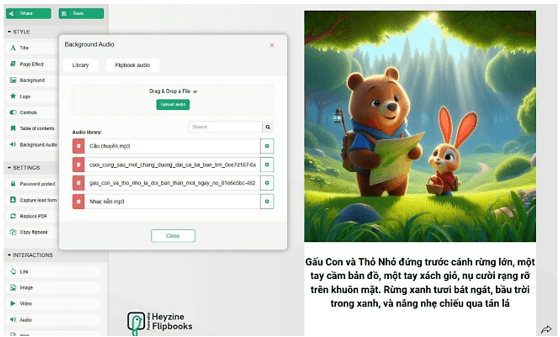Hướng dẫn tạo truyện tranh trên Canva và Heyzine Flipbooks