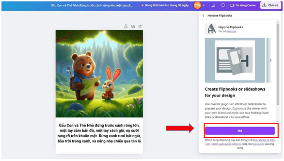 Hướng dẫn tạo truyện tranh trên Canva và Heyzine Flipbooks