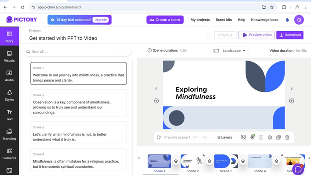 Hướng dẫn tạo video từ văn bản bằng Pictory AI