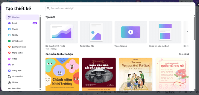 Hướng dẫn thiết kế bài thuyết trình trên Canva