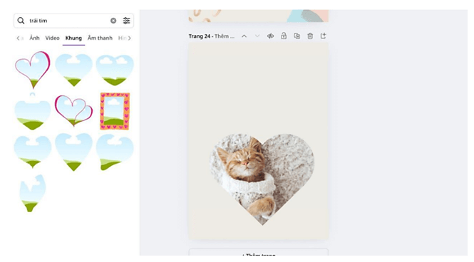 Hướng dẫn tìm kiếm các thành phần đơn lẻ trong một mẫu thiết kế trên Canva