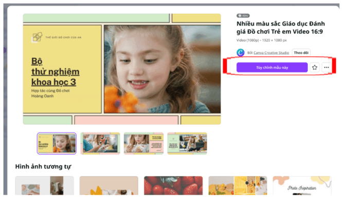 Hướng dẫn tìm kiếm kho video mẫu và định dạng phù hợp trên Canva