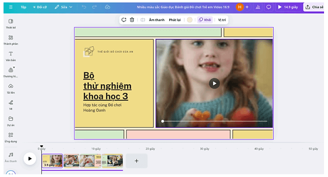Hướng dẫn tìm kiếm kho video mẫu và định dạng phù hợp trên Canva