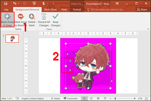 Hướng dẫn xóa nền ảnh trong PowerPoint