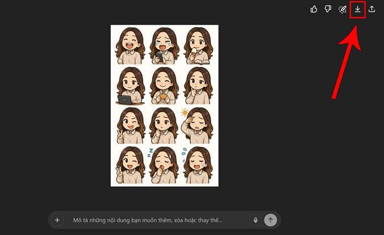 Tự tạo sticker theo ảnh cá nhân bằng chatGPT