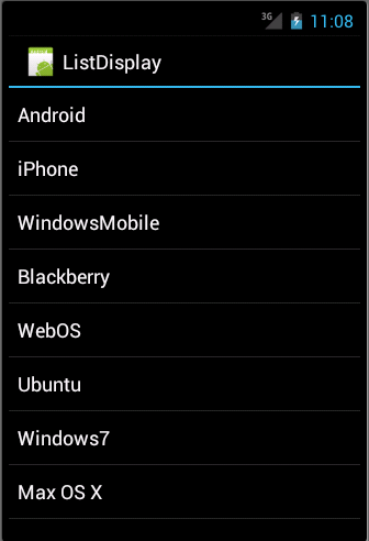 List View trong Android