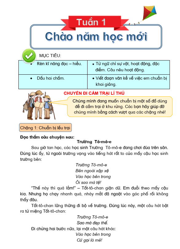 Bài tập cuối tuần Tiếng Việt lớp 3 Tuần 1 Cánh diều (có đáp án) | Đề kiểm tra cuối tuần Tiếng Việt lớp 3