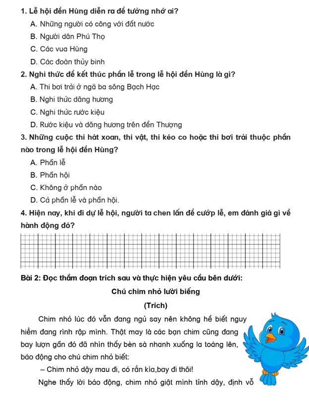 Bài tập cuối tuần Tiếng Việt lớp 3 Tuần 20 Chân trời sáng tạo có đáp án (có đáp án) | Đề kiểm tra cuối tuần Tiếng Việt lớp 3