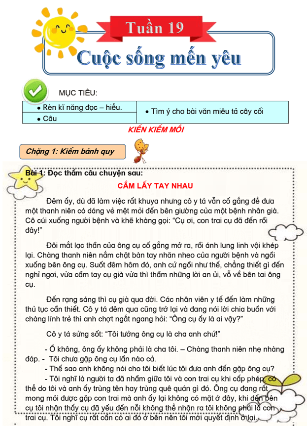 Bài tập cuối tuần Tiếng Việt lớp 4 Tuần 19 Chân trời sáng tạo (có đáp án) | Đề kiểm tra cuối tuần Tiếng Việt lớp 4