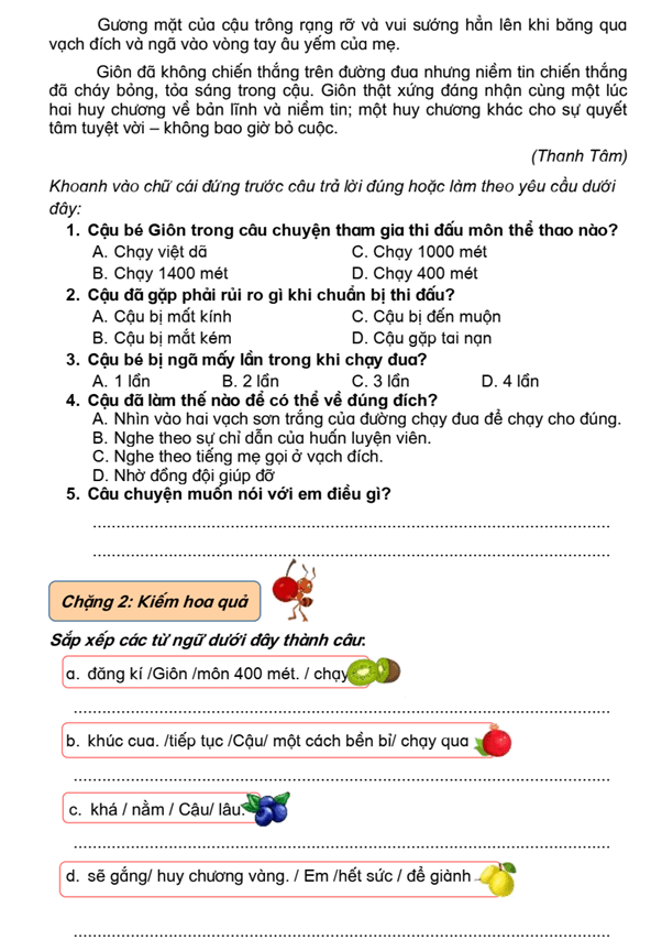 Bài tập cuối tuần Tiếng Việt lớp 4 Tuần 19 Kết nối tri thức (có đáp án) | Đề kiểm tra cuối tuần Tiếng Việt lớp 4