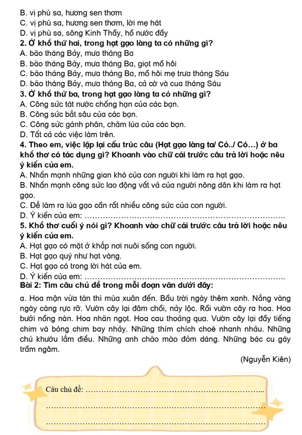 Bài tập cuối tuần Tiếng Việt lớp 4 Tuần 25 Chân trời sáng tạo (có đáp án) | Đề kiểm tra cuối tuần Tiếng Việt lớp 4