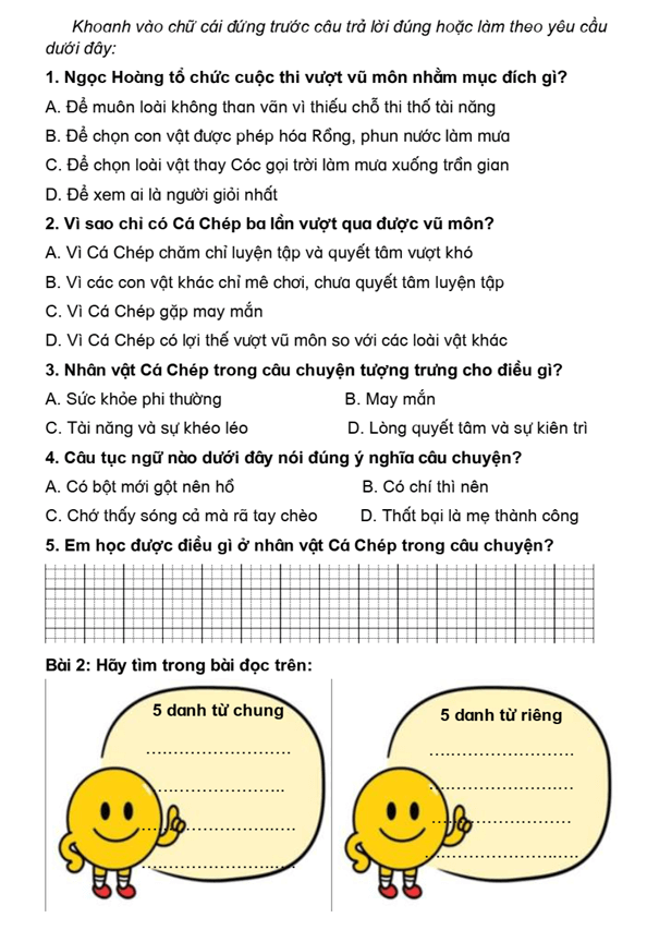 Bài tập cuối tuần Tiếng Việt lớp 4 Tuần 9 Kết nối tri thức (có đáp án) | Đề kiểm tra cuối tuần Tiếng Việt lớp 4