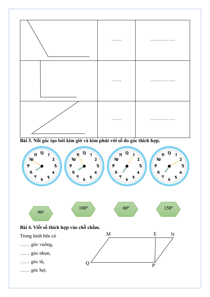 Bài tập hàng ngày Toán lớp 4 Bài 9: Luyện tập chung | Kết nối tri thức