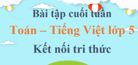 Bài tập cuối tuần Toán, Tiếng Việt lớp 5 Kết nối tri thức (cả năm) | Đề kiểm tra cuối tuần Toán, Tiếng Việt lớp 5 Học kì 1, Học kì 2