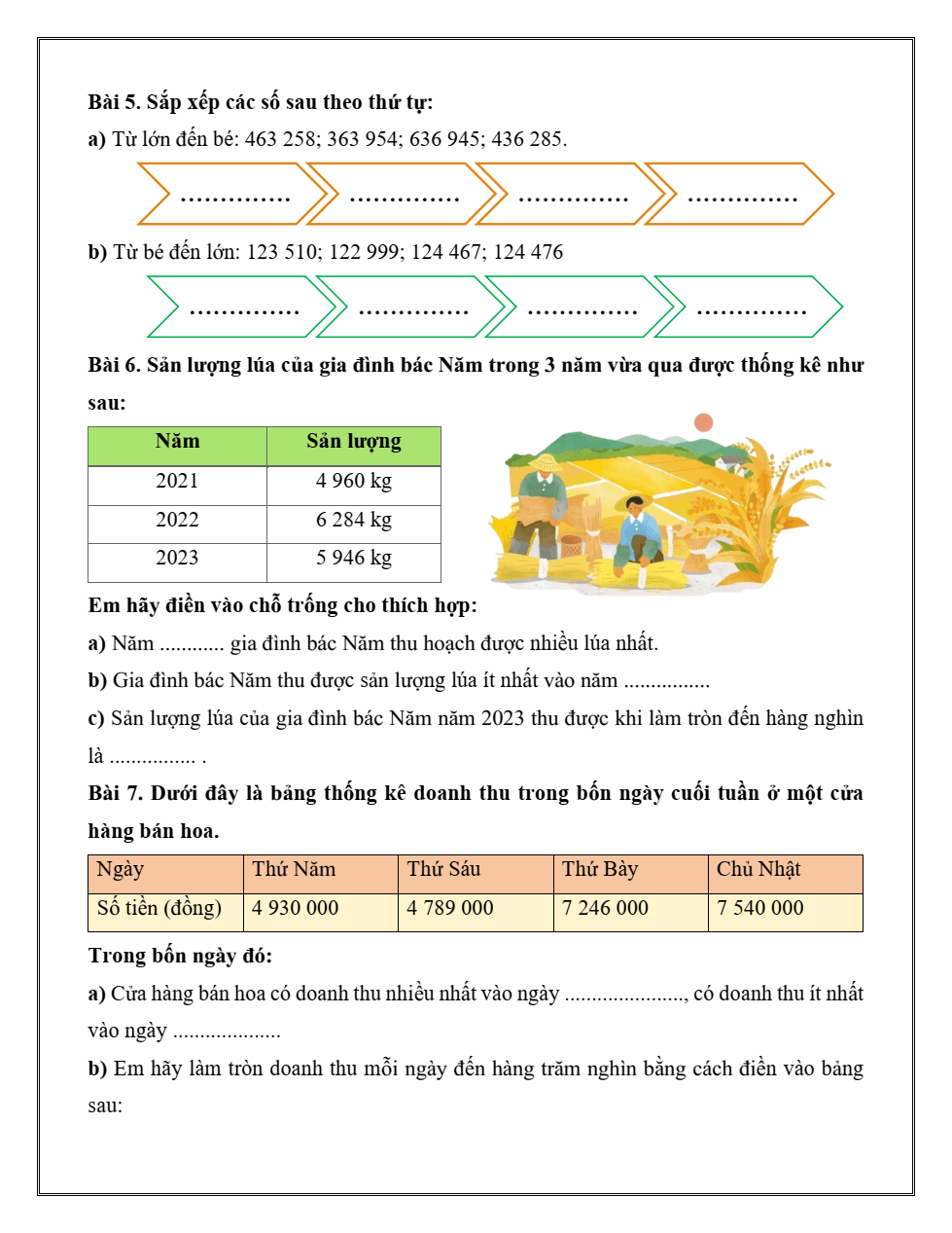 Bài tập hàng ngày Toán lớp 5 Cánh diều Học kì 1 (có lời giải)