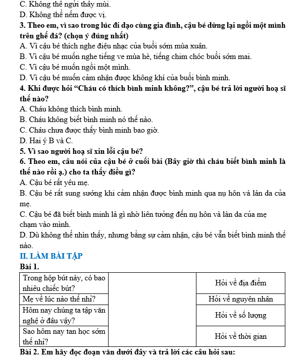 Bài tập hàng ngày Tiếng Việt lớp 5 Ôn tập cuối học kì 1 | Kết nối tri thức