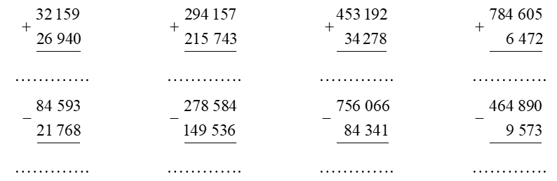 Bài tập phát triển năng lực Toán lớp 4 Tuần 13 (trang 54, 55, 56, 57)