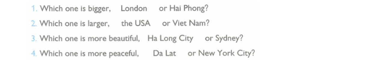 Bài tập Tiếng Anh lớp 5 Unit 20: Which one is more exciting, life in the city or life in the countryside?