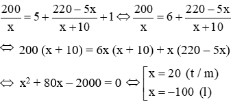 Bài tập Giải bài toán bằng cách lập phương trình, hệ phương trình nâng cao có đáp án
