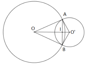 Trắc nghiệm Vị trí tương đối của hai đường tròn có đáp án