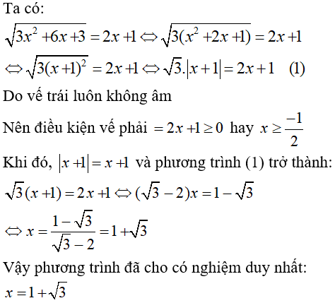 11 câu trắc nghiệm Phương trình quy về phương trình bậc nhất, bậc hai có đáp án