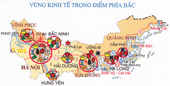 Lý thuyết Chuyên đề Địa Lí 12 Kết nối tri thức Các loại vùng kinh tế ở Việt Nam