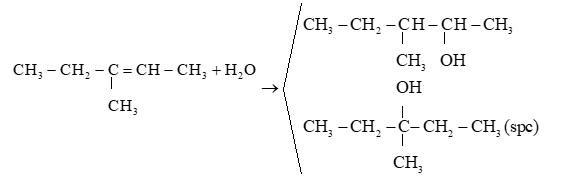 Viết phương trình hoá học của phản ứng và cơ chế tạo thành sản phẩm chính