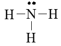 Trình bày các bước để viết công thức Lewis của phân tử NH3