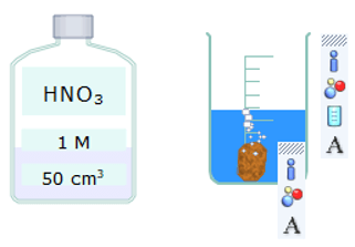 Nêu hiện tượng và viết phương trình hóa học của phản ứng giữa copper và nitric acid