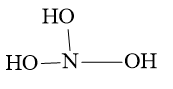 Vẽ công thức Lewis của phân tử HNO3