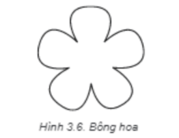 Vẽ cánh hoa như Hình 3.6. Lưu với tên Canh_hoa.svg