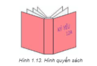Vẽ hình cuốn sách đang mở ở hình 1.13 và lưu tên Logo.svg