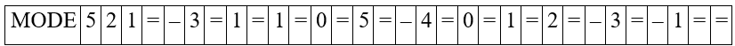 Sử dụng máy tính cầm tay để tìm nghiệm của các hệ phương trình sau  (ảnh 1)