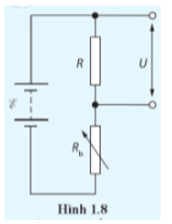 Hình 1.8 thể hiện sơ đồ mạch điện của một bộ chia điện thế (ảnh 2)